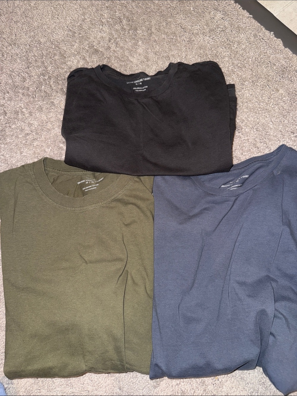 Cotton On Men's Short Sleeve Tees - Black, Olive, Navy